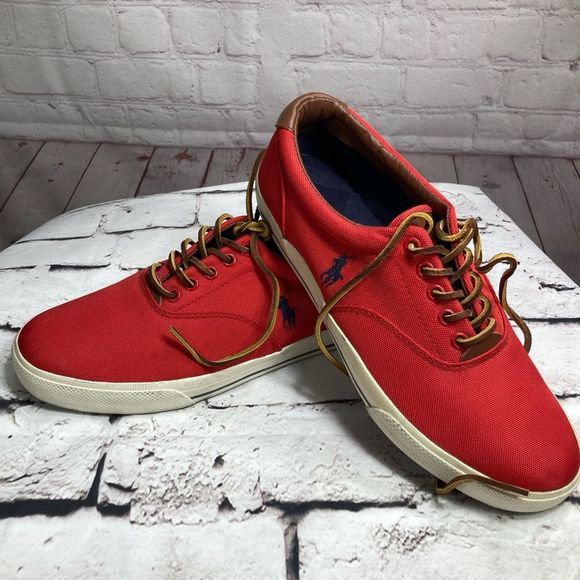 Polo Ralph Lauren Other - 10D POLO RALPH LAUREN leather lace sneakers EUC HOST PICK!!!